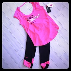 NWT Under Armour workout set